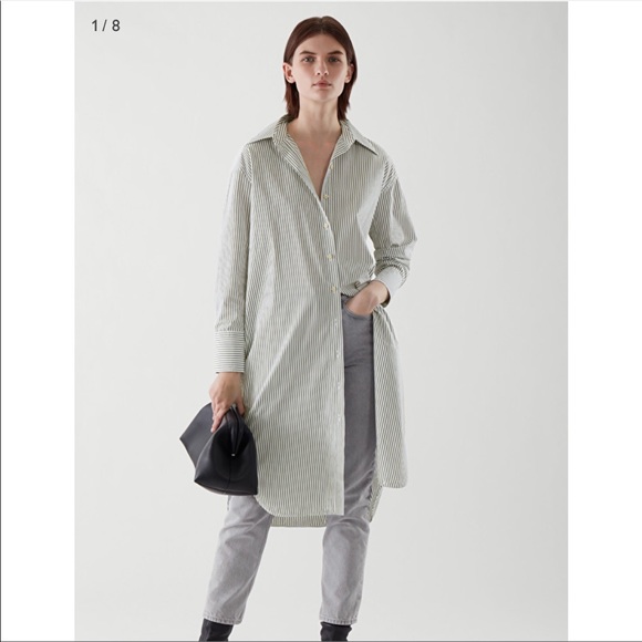 COS Dresses & Skirts - COS oversized stripe shirt dress